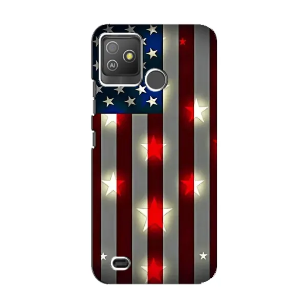 Чехол с рисунком «Флаг США 2» для TECNO Pop 5 GO
