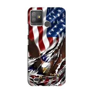 Чехол Флаг USA для Tecno Pop 5 GO (Флаг USA)