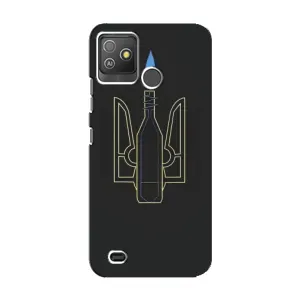Чехол с картинкой (Патриотический ГЕРБ) на Tecno Pop 5 GO (Герб - Молотова)