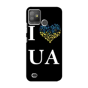Силиконовый Чехол на Tecno Pop 5 GO (Я-Украина) (I Love UA)
