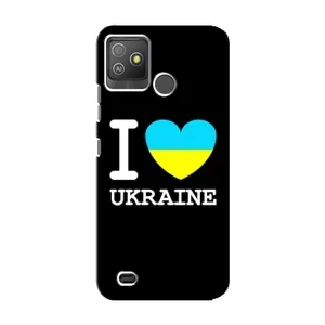 Чехол с Украинской символикой на Техно Поп 5 ГО (I Love Ukraine)