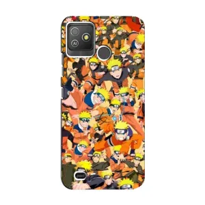 Чехлы с принтом Наруто на Tecno Pop 5 GO (Коллаж Наруто)