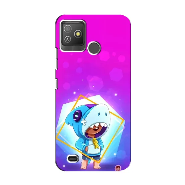 Чехол с рисунком «Леон в костюме Акулы» для TECNO Pop 5 GO