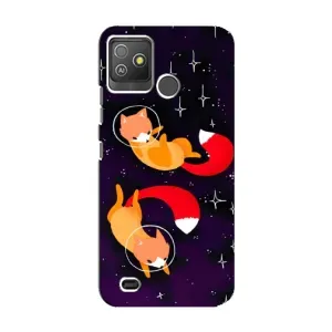 Чехол с Лисичкой для Tecno Pop 5 GO (Лисы)