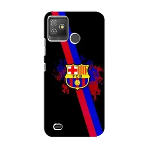 Чехол для Tecno Pop 5 GO (Барселона) (Лого Барсы)