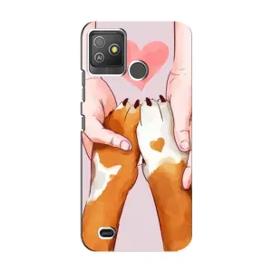 Чехол (ТПУ) Милые собачки для Tecno Pop 5 GO