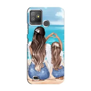 Чехлы для МАМЫ на Tecno Pop 5 GO (Мама и дочь)