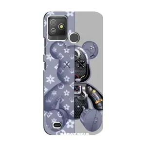 Силиконовый чехол для Tecno Pop 5 GO (Медведь Louis Vuitton)