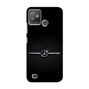 Силіконовий бампер з картинкою машини на Tecno Pop 5 GO (Mercedes)