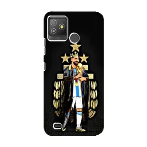 Чохли Лео Мессі Аргентина для Tecno Pop 5 GO (Мессі король)