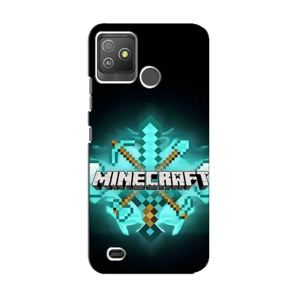 Чехол с рисунком «MineCraft 2» для TECNO Pop 5 GO