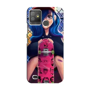 Чохол з картинкою Модні Дівчата Tecno Pop 5 GO (Модна Дівчинка)