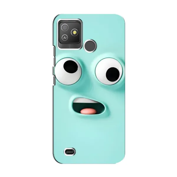 Чохол з малюнком «Кумедне м'ятне обличчя» для TECNO Pop 5 GO Чохол з малюнком «Кумедне м'ятне обличчя» для TECNO Pop 5 GO