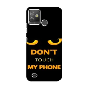 Чехол с Прикольным принтом на Tecno Pop 5 GO (Не трогай мой телефон)
