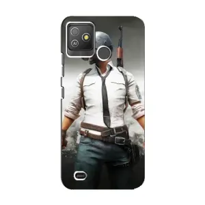 Чохол з картинкою "Герой Pubg" на Tecno Pop 5 GO (Пабг)