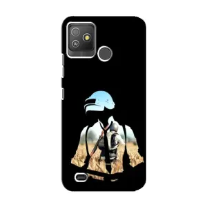 Чохол з картинкою "Герой Pubg" на Tecno Pop 5 GO (Пубг мен)
