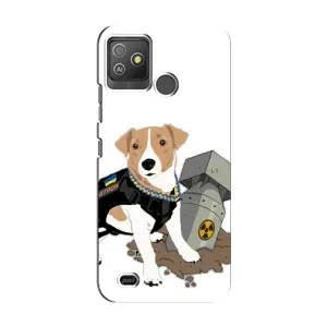 Чехол с принтом Собаки Патрон для Tecno Pop 5 GO (Пёс Патрон с ракетой)