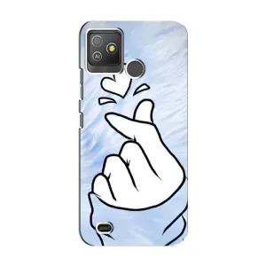 Чехол с рисунком «Сердечка знак» для TECNO Pop 5 GO