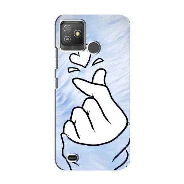 Чехол с рисунком «Сердечка знак» для TECNO Pop 5 GO