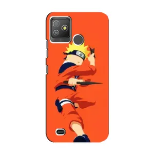 Чехлы с принтом Наруто на Tecno Pop 5 GO (Силуэт Наруто)