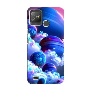 Чохли КОСМОС на Tecno Pop 5 GO (Сині планети)