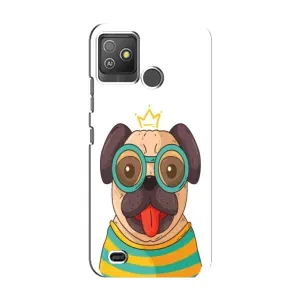 Бампер для Tecno Pop 5 GO з картинкою "Песики" (Собака Король)