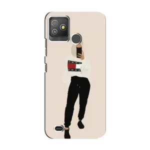 Силіконовый Чохол на Tecno Pop 5 GO з картинкой Модных девушек (Стильна)