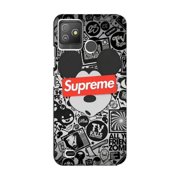Чехол с рисунком «Supreme Маус» для TECNO Pop 5 GO Чехол с рисунком «Supreme Маус» для TECNO Pop 5 GO