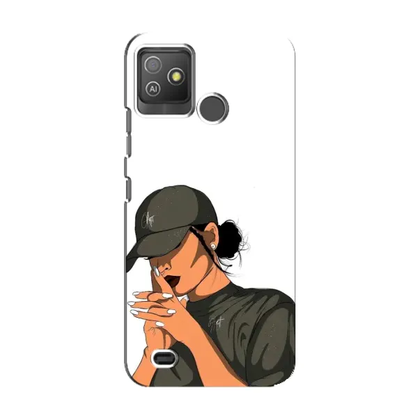 Чехол с рисунком «В зеленом» для TECNO Pop 5 GO Чехол с рисунком «В зеленом» для TECNO Pop 5 GO