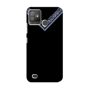 Силиконовый Чехол на Tecno Pop 5 GO (Воротник вышиванки)