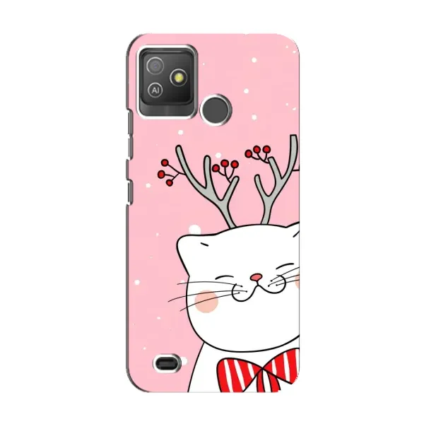 Чехол с рисунком «Зимний кот» для TECNO Pop 5 GO Чехол с рисунком «Зимний кот» для TECNO Pop 5 GO