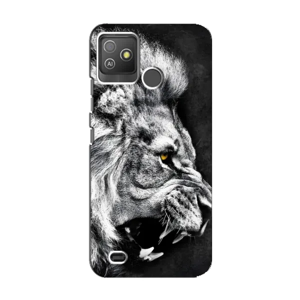 Чехол с рисунком «Злой ЛЕВ» для TECNO Pop 5 GO