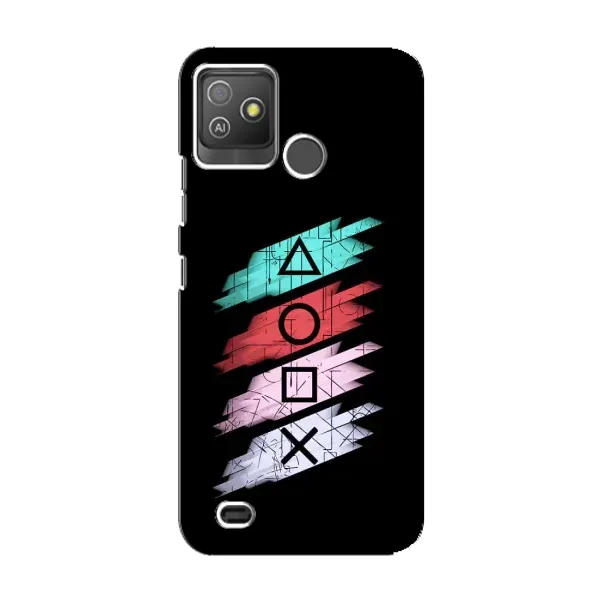 Чехол с рисунком «Значки Sony» для TECNO Pop 5 GO Чехол с рисунком «Значки Sony» для TECNO Pop 5 GO