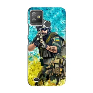 ЗСУ Чехлы (TPU) для Tecno Pop 5 GO (ЗСУ Воин)