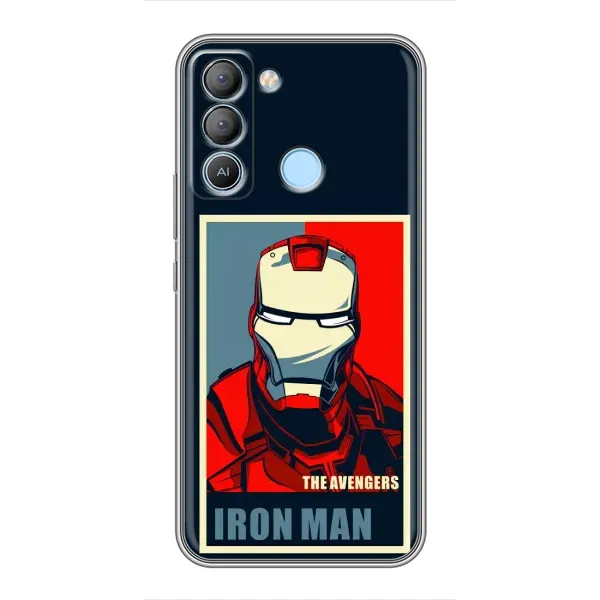 Чехол с рисунком «Art Iron man» для TECNO Pop 5 LTE Чехол с рисунком «Art Iron man» для TECNO Pop 5 LTE