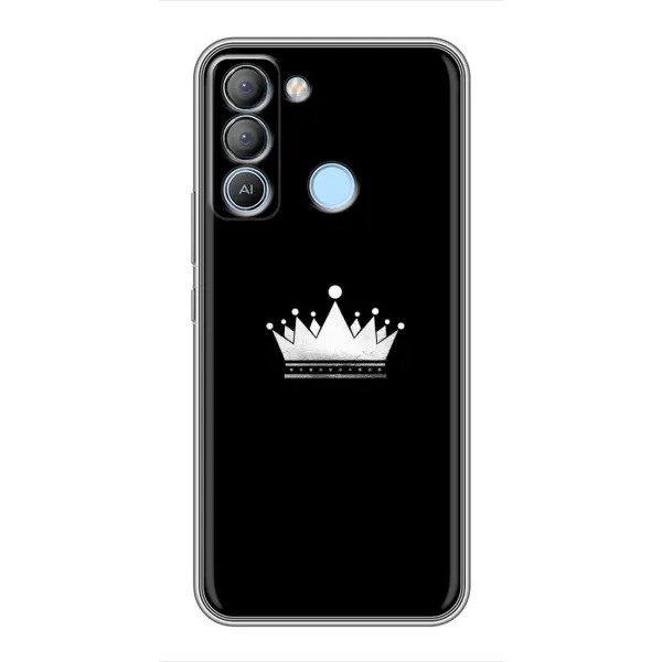 Чехол с рисунком «Белая корона» для TECNO Pop 5 LTE Чехол с рисунком «Белая корона» для TECNO Pop 5 LTE