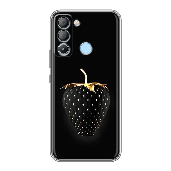 Чехол с рисунком «Чёрная клубника» для TECNO Pop 5 LTE Чехол с рисунком «Чёрная клубника» для TECNO Pop 5 LTE