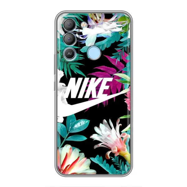 Чехол с рисунком «Цветочный Nike» для TECNO Pop 5 LTE Чехол с рисунком «Цветочный Nike» для TECNO Pop 5 LTE