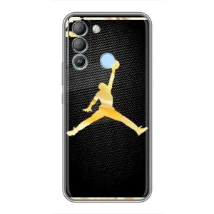 Силиконовый Чехол Nike Air Jordan на Техно Поп 5лте (Джордан 23)