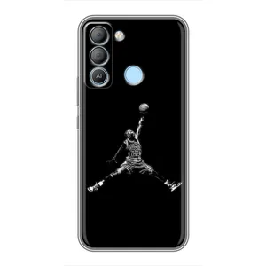 Силиконовый Чехол Nike Air Jordan на Техно Поп 5лте (Джордан)