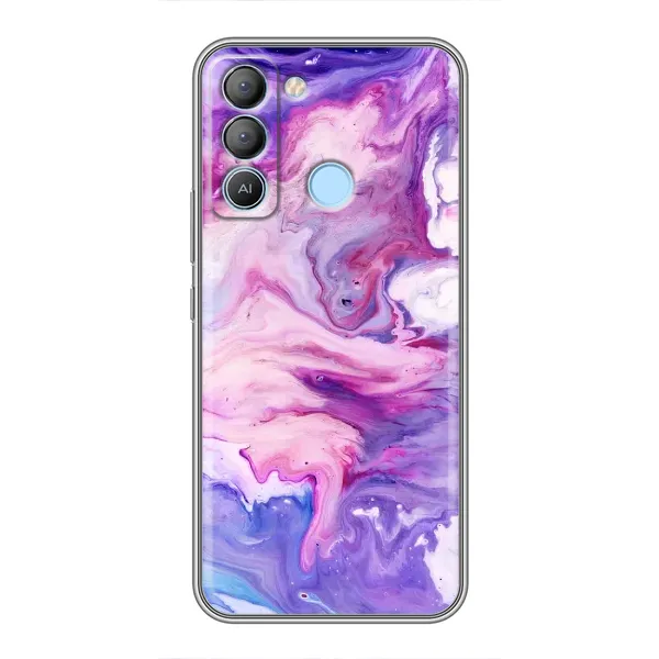 Чехол с рисунком «Фиолетовый мрамор» для TECNO Pop 5 LTE Чехол с рисунком «Фиолетовый мрамор» для TECNO Pop 5 LTE