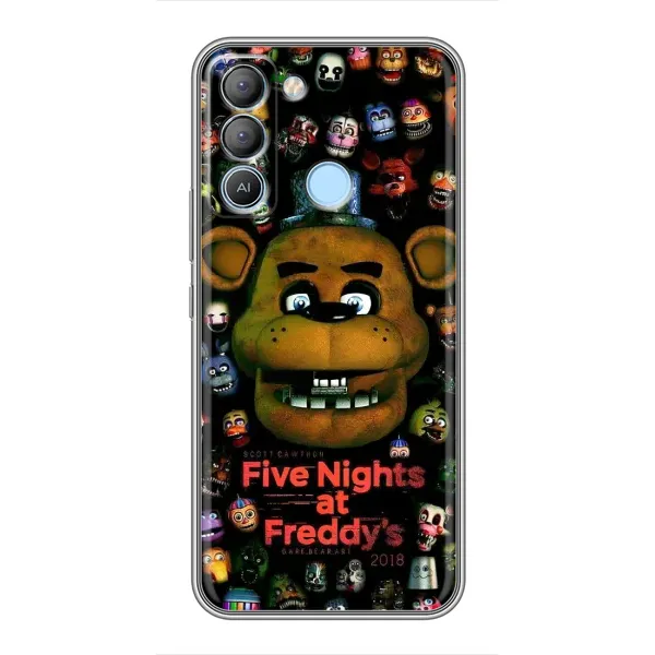Чехол с рисунком «Freddy» для TECNO Pop 5 LTE