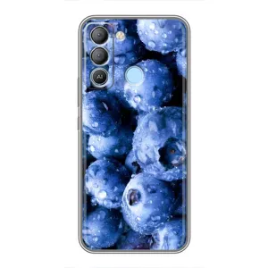 Чехол с изображением вкусной еды для TECNO Pop 5 LTE (Голубика)