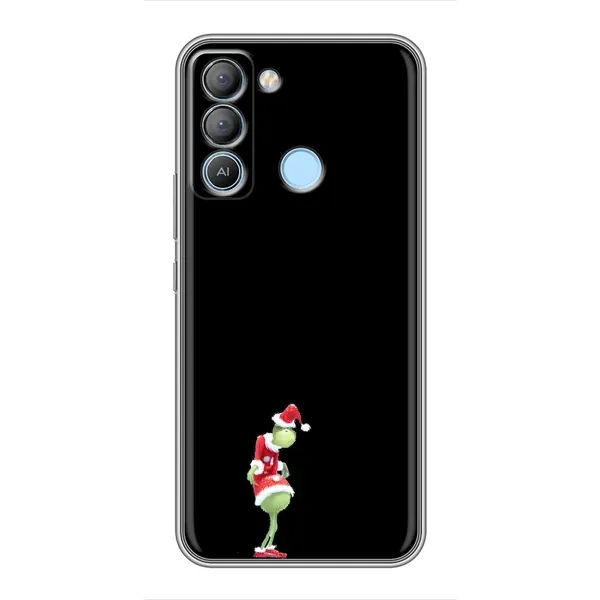 Чехол с рисунком «Гринч на чорном» для TECNO Pop 5 LTE Чехол с рисунком «Гринч на чорном» для TECNO Pop 5 LTE