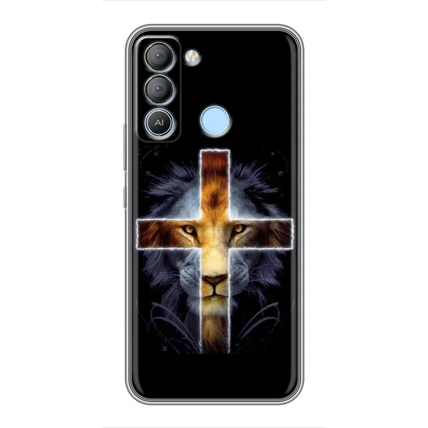 Чехол с рисунком «Иисус Лев» для TECNO Pop 5 LTE Чехол с рисунком «Иисус Лев» для TECNO Pop 5 LTE