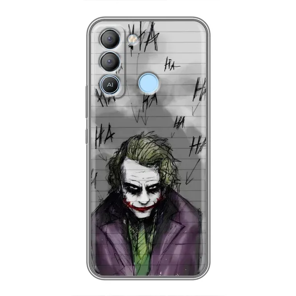 Чехол с рисунком «Joker клоун» для TECNO Pop 5 LTE Чехол с рисунком «Joker клоун» для TECNO Pop 5 LTE