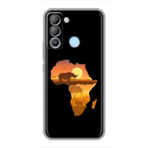 Летний Чехол на TECNO Pop 5 LTE (Карта)