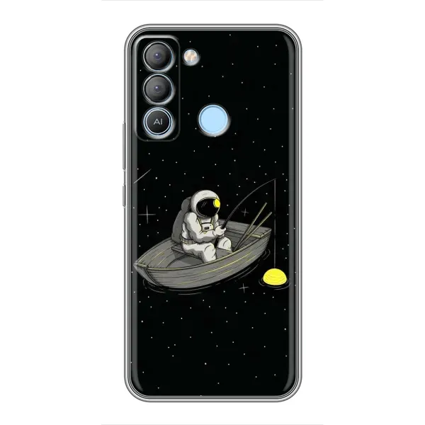 Чехол с рисунком «Космонавт на рыбалке» для TECNO Pop 5 LTE Чехол с рисунком «Космонавт на рыбалке» для TECNO Pop 5 LTE