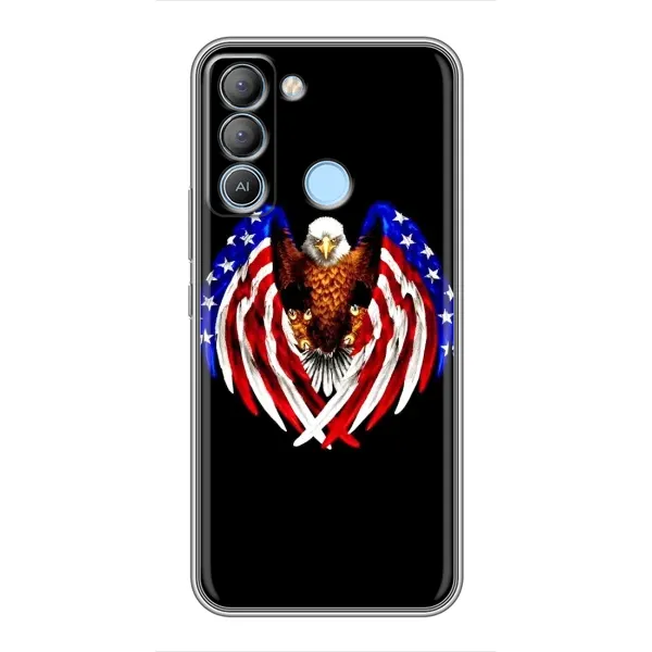 Чехол с рисунком «Крылья США» для TECNO Pop 5 LTE Чехол с рисунком «Крылья США» для TECNO Pop 5 LTE