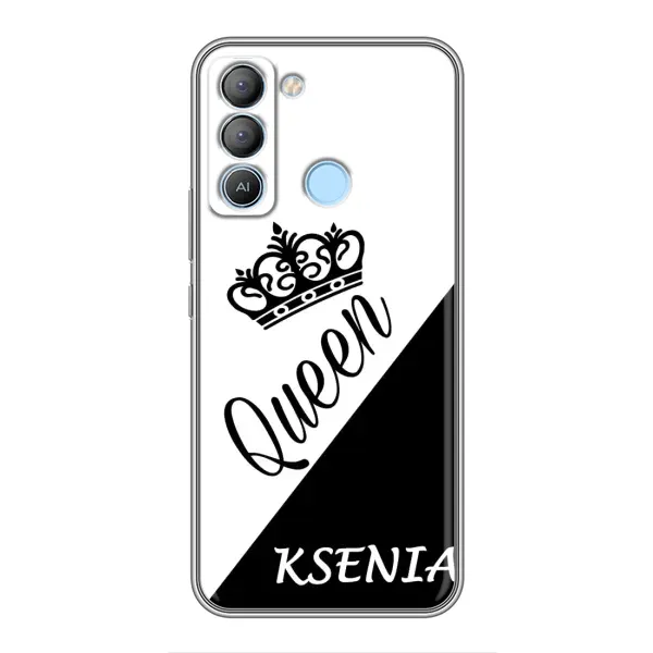 Чехол с рисунком «KSENIA» для TECNO Pop 5 LTE Чехол с рисунком «KSENIA» для TECNO Pop 5 LTE